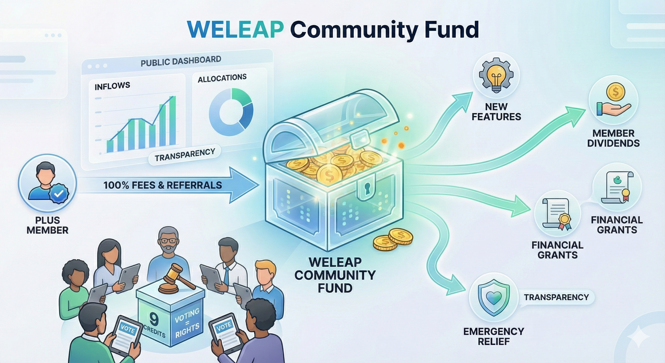 The WeLeap Community Fund — A Financial First