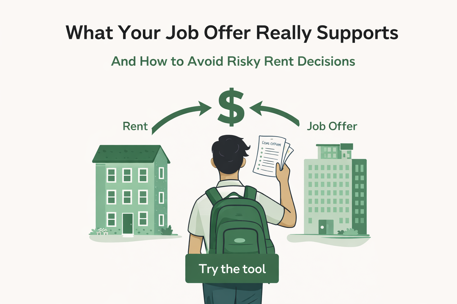 What your job offer really supports - rent calculator